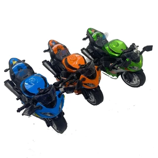 Mini Liga de Motocicleta Pull Back Motocicleta Simulação Modelo de Simulação de Motocicleta Brinquedo