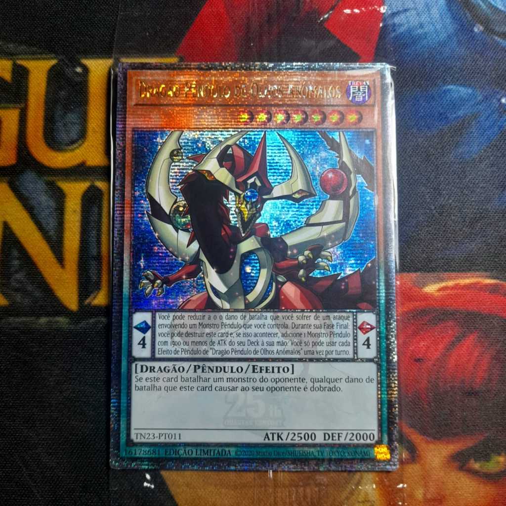 Dragão Pêndulo de Olhos Anômalos - Lacrado - Quarter Century - Original - Yu-gi-oh / Yugioh