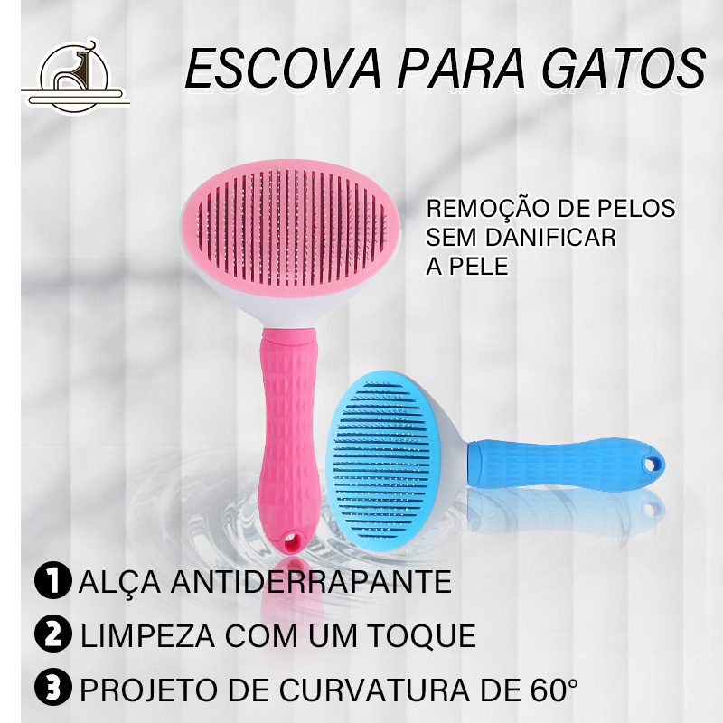 Escova De Pelo De Gato Escova Removedora Tira Pelos Dos Pets Cães E ...