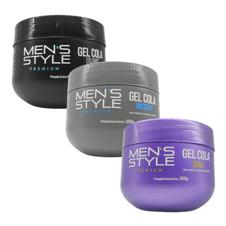 Gel Cola Incolor, Black Ou Cera 300g Modelador Alta Fixação Para Tranças Baby Hair Eaê Cosméticos