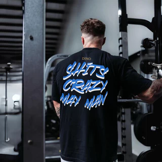Camiseta Oversized Ramon Academia Estampado Crazy Dino Camisa Algodão Premium Lançamento