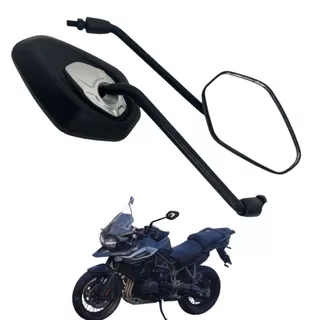 Par Retrovisor Fixo Modelo Tiger Triumph 1200 Rosca Honda