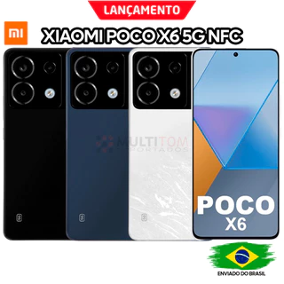 Xiaomi Poco X6 5G NFC 512/12GB 256/12GB 256/8GB Ram - Versão Global