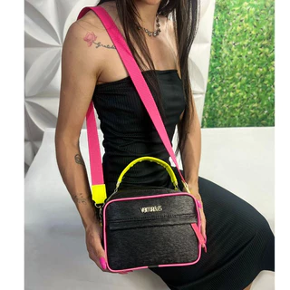 BOLSA FEMININA Maleta Transversal Tira Colo De Ombro Colorida Fashion Moda Tendência