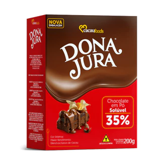 Chocolate Cacau em Pó 35% Dona Jura 200g - Cacaufoods