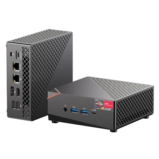 Mini PC Gamer MN57U AMD Ryzen 7 5700U 16GB DDR4 RAM 512GB SSD Windows 11 WiFi 6 HD DP Tipo-C 4K Triple Display - Cinza
