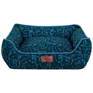 Cama Caminha Pet Oxford Enchimento Siliconado E Zíper Removível - Tamanhos P M G