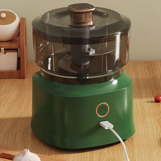 Mini Processador Recarregável E Batedor Triturador De Alimentos Turbo Potente Picador Fatiador Legumes Moedor Alho Cebola Mixer Usb Sem Fio