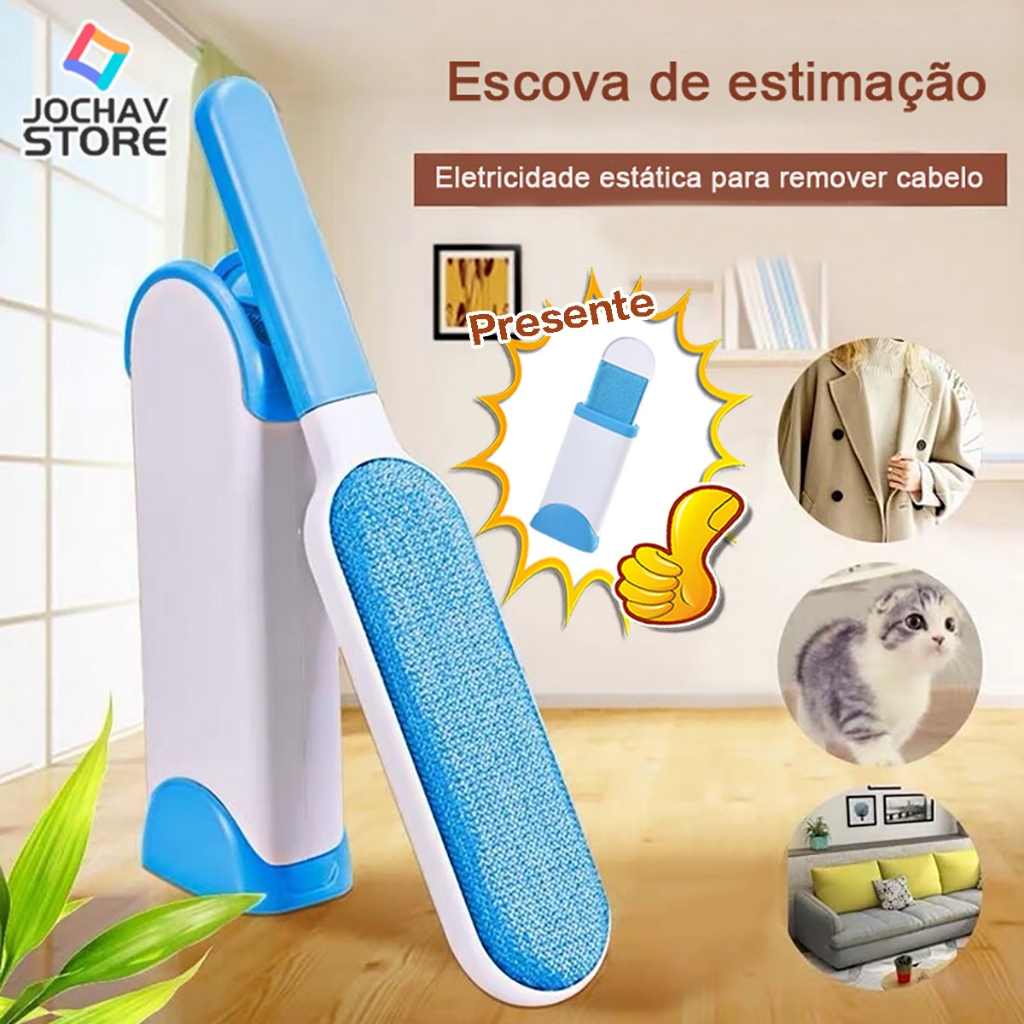 Escovas Mágicas Reutilizáveis Removedoras de Pelos Cama Sofá Roupa Do Animal Premium