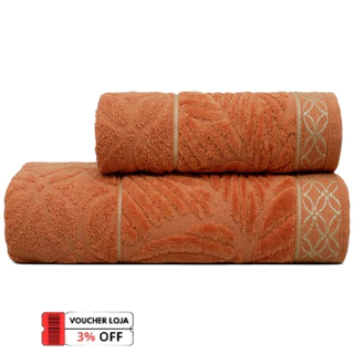 Kit jogo de toalhas 1 banho e 1 rosto Elegante e Luxuosa 420g/m²