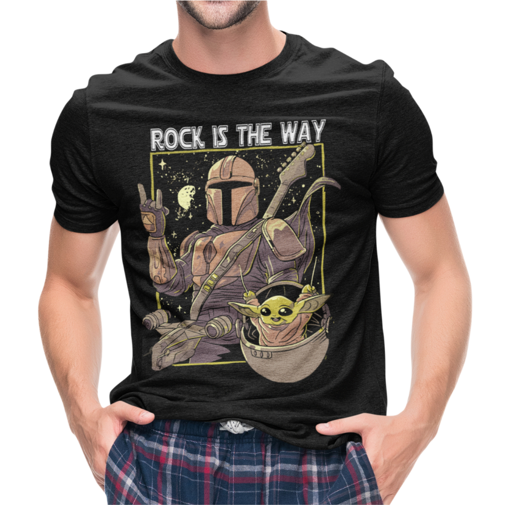 Camiseta Rock Is The Way Star Wars Tradicional