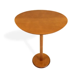 Mesa Lateral Heming Design Orgânico para Sala 35x50cm - Mel