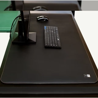 Deskpad Grande Mousepad Couro Ecológico 120x55cm ZYW Escritório Vintage Envio Imediato