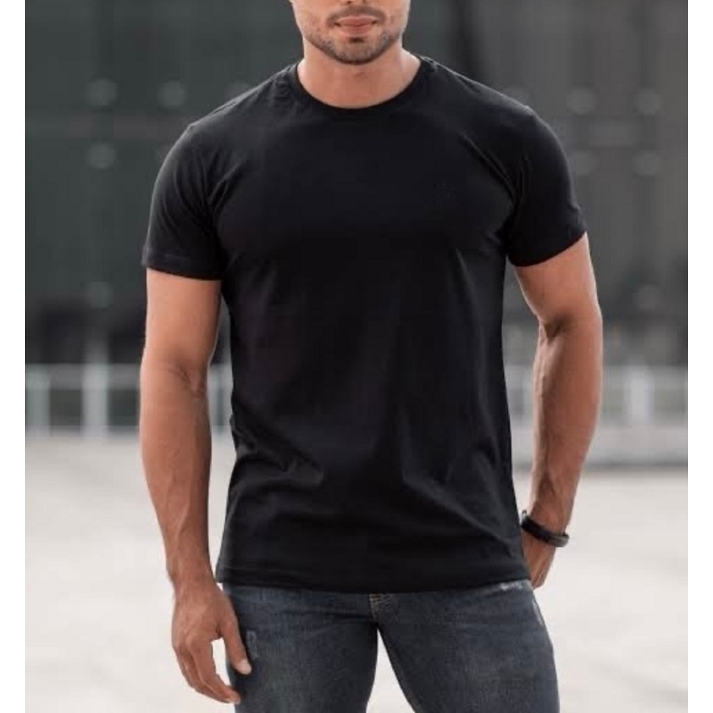 Camiseta Masculina 100% Algodão Básica Premium