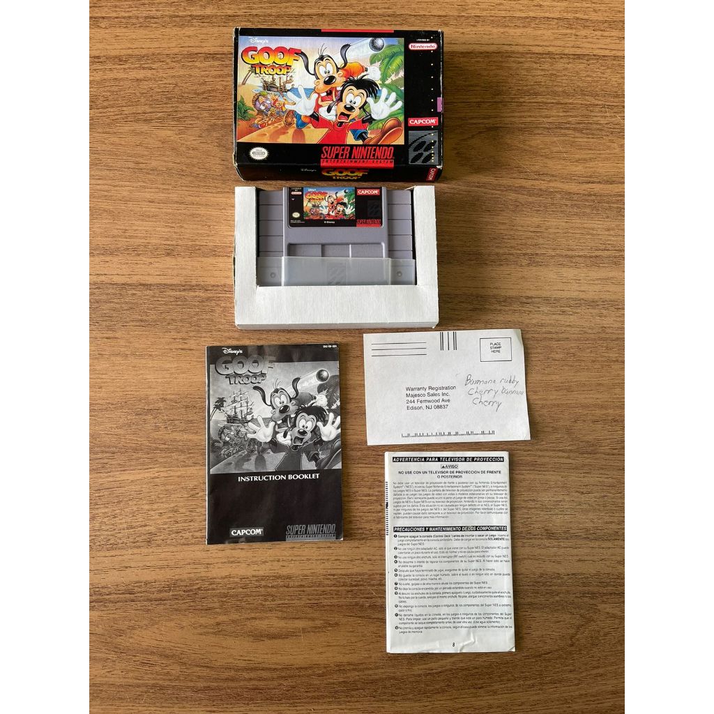 Goof Troop Completa - Super Nintendo - 100% Original