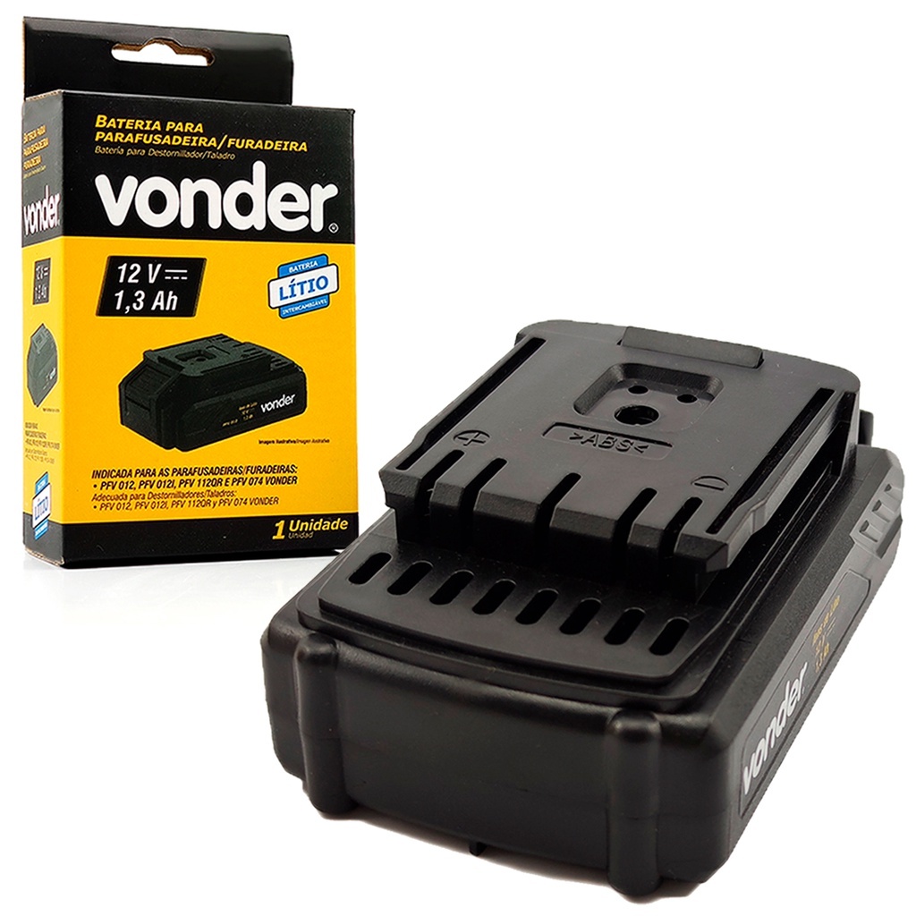 Bateria Vonder 12v De Litio Para Pfv012, Pfv012i, Pfv074, PFV112QR
