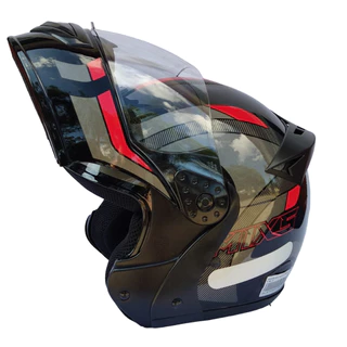 Capacete De Moto Mixs Gladiator Delta Articulado Escamoteável