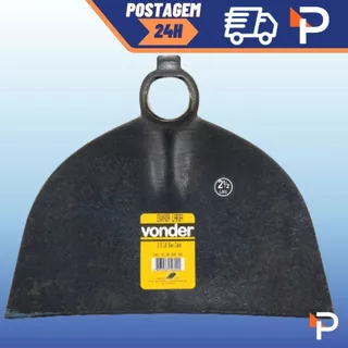Enxada Larga Grande 2,5 lb sem cabo VONDER
