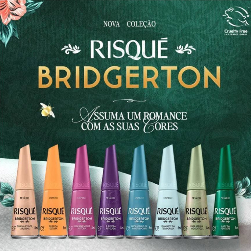 Nova Coleção de Esmaltes Para Unha Risque Bridgerton 8ml - Manicure ...