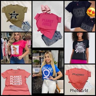 T SHIRT PLANET GIRLS 3 PEÇAS POR R$119,99