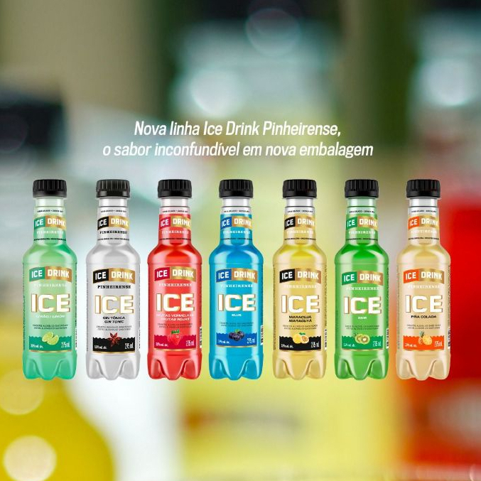 Kit com 12 Bebida Ice Drink 275 ML