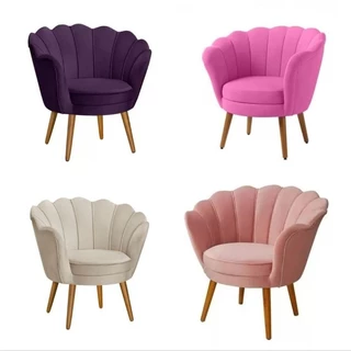 Poltrona Pétala Decorativa /Várias Cores Disponíveis.