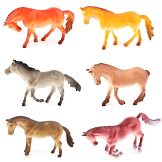 KIT DE CAVALOS SELVAGENS - GRANDE - HM TOYS
