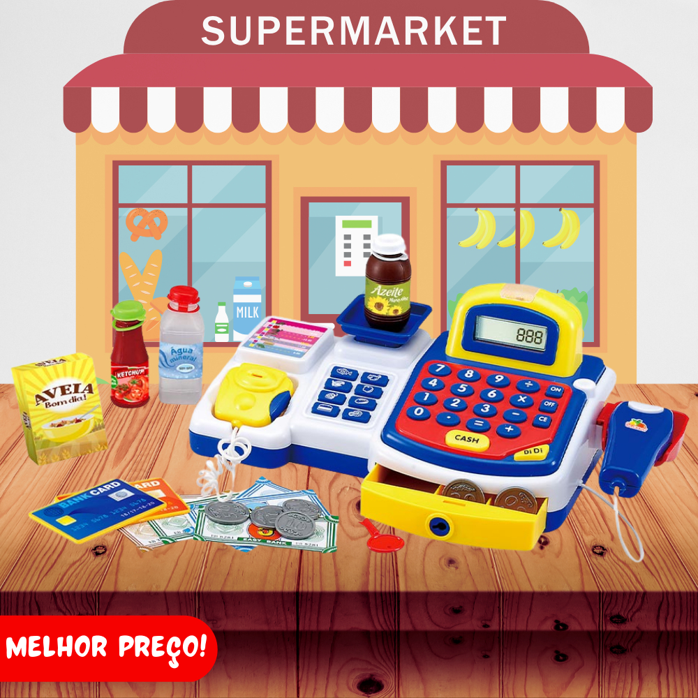 Mini Caixa De Mercado Caixinha de Mercado Mini Mercado Mercadinho Caixa ...