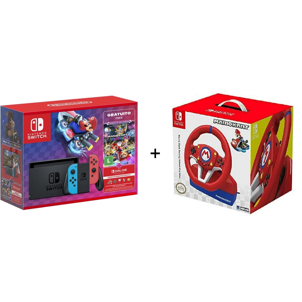 Nintendo Switch + Mario Kart 8 Deluxe + 3 meses Nintendo Switch Online ...