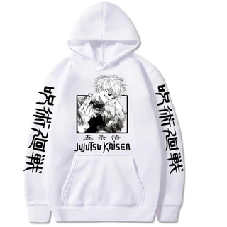 Blusa Moletom Canguru anime mangá simbolos Jujutsu Kaisen Satoru Gojo Personagem Promoção
