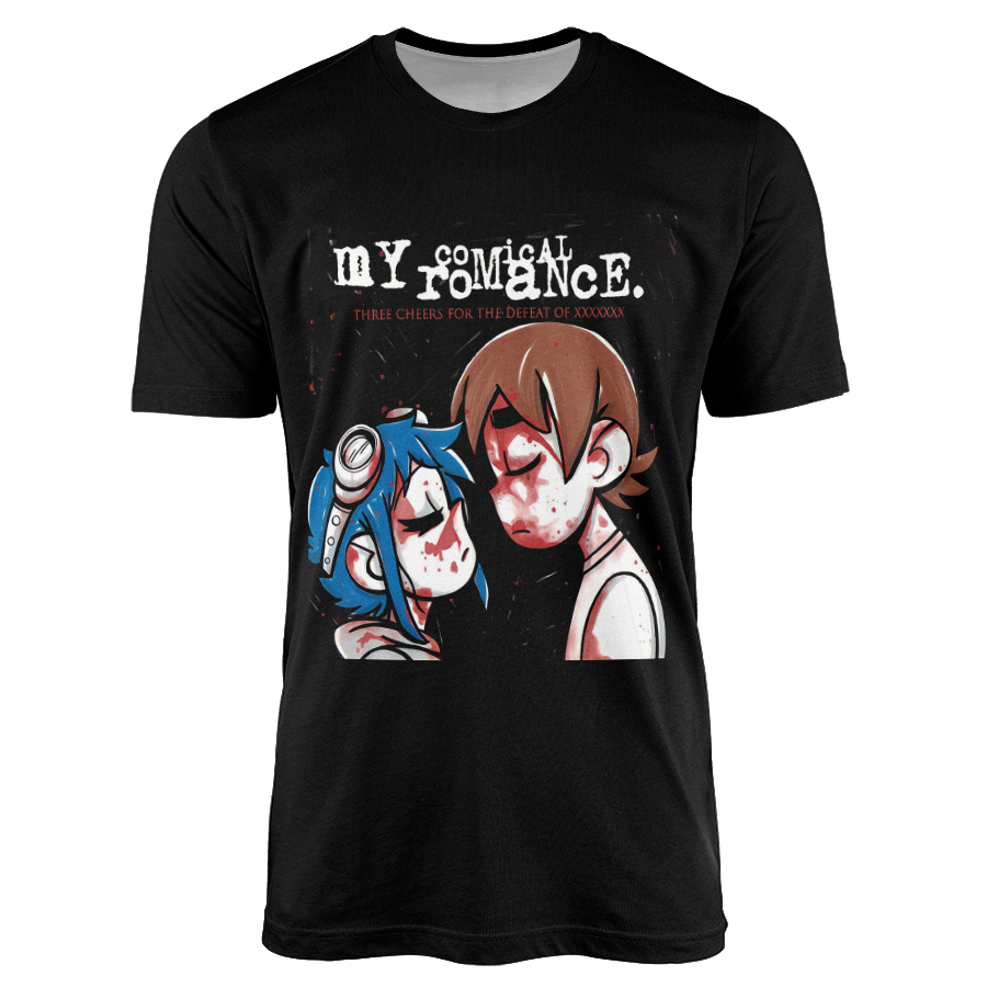 Blusa Camisa Anime Hq Filme Scott Pilgrim Ramona Flowers MCR My