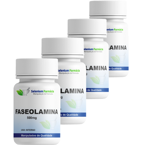 Kit 4 Suplemento Faseolamina 500mg 60 Cápsulas | Shopee Brasil
