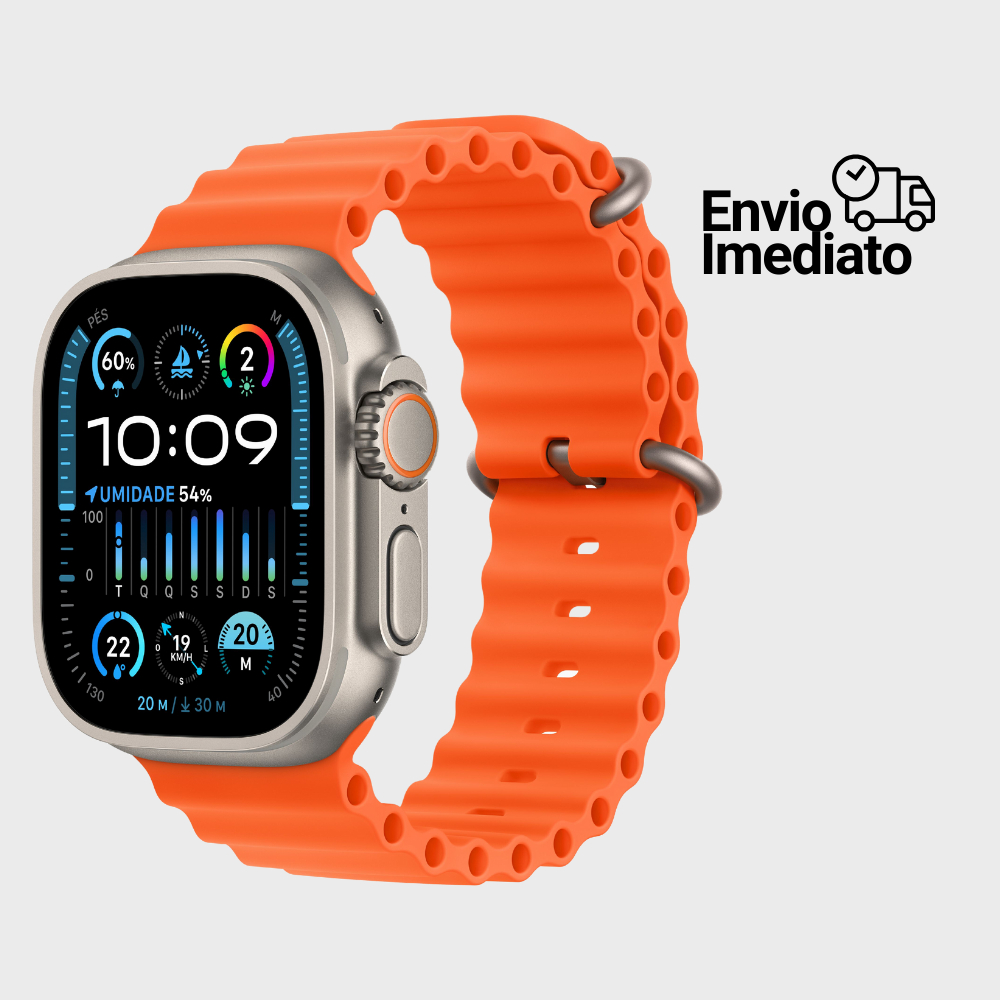 Relógio digital Smartwatch Ultra 8 App fitness, calculadora, batimento cardíaco