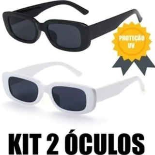 kit 2 oculos retro vintage premium