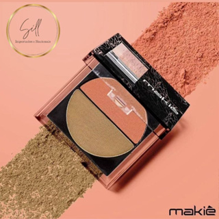 Blush Duo efeito 3 em 1 Maquiagem - Makiê Novidade