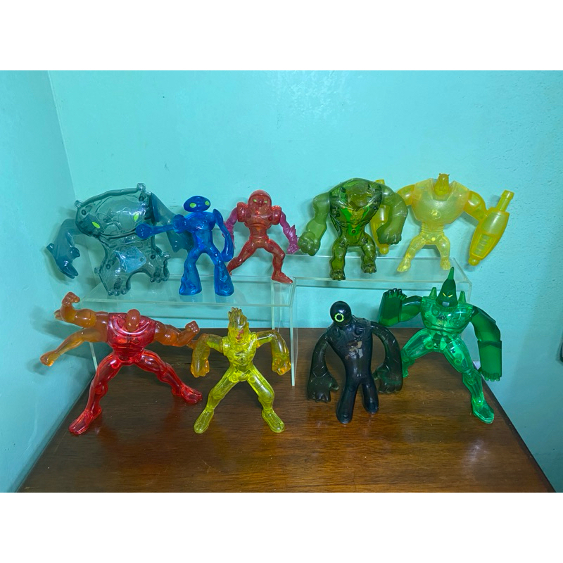 BONECOS BEN 10 TRANSLÚCIDOS MC DONALDS