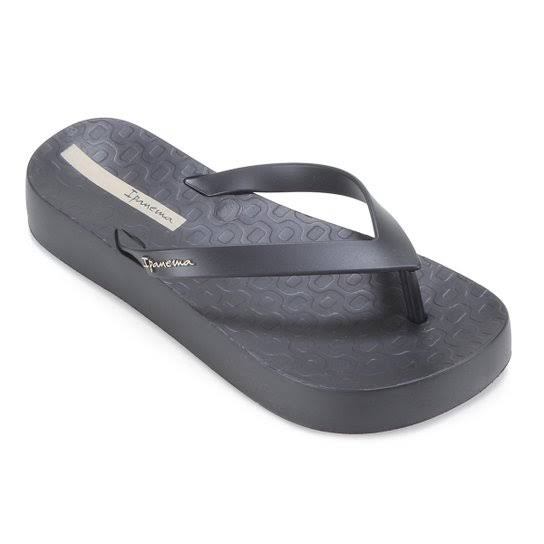 Tamanco Chinelo Ipanema plataforma textura palmilha salto 2,5cm 34 ao 39