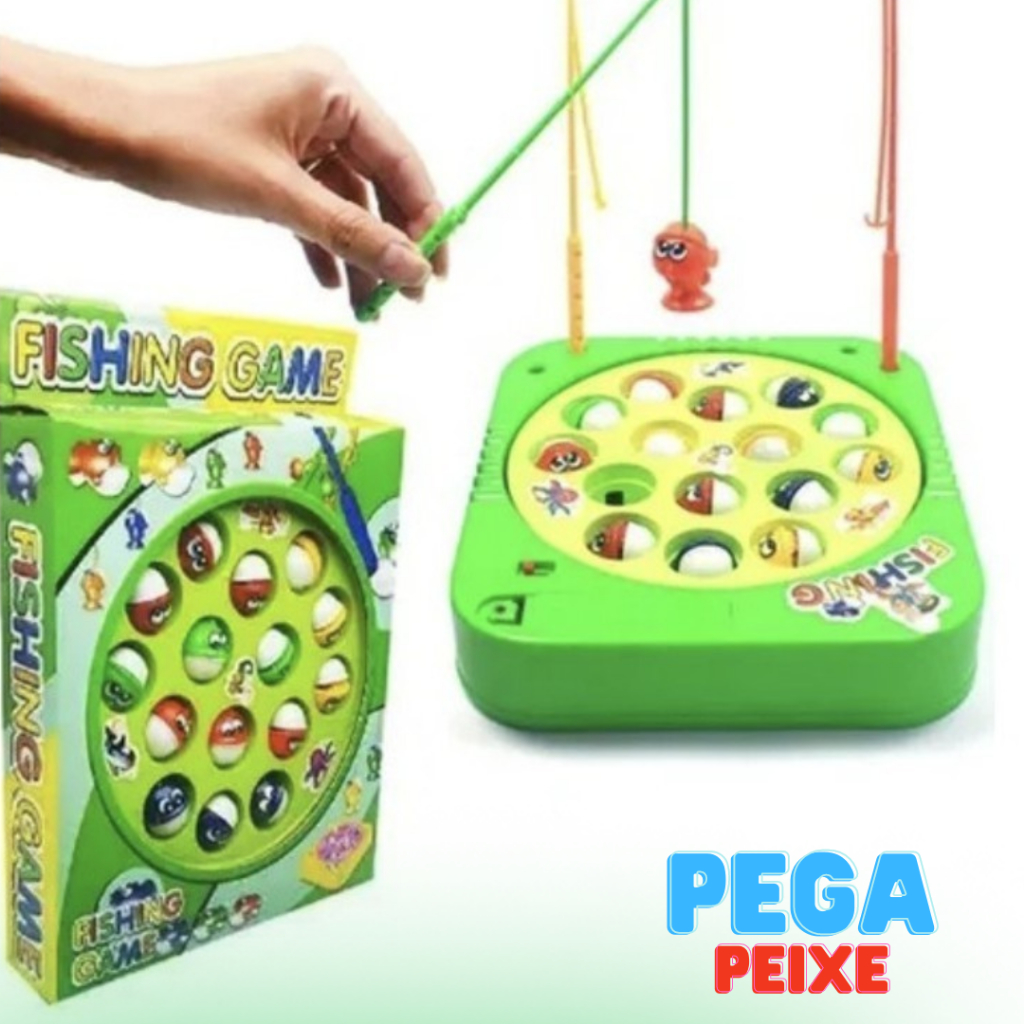 Pega Peixe Jogo de Pescaria Infantil | Brinquedo Pega Peixe | Pesca ...