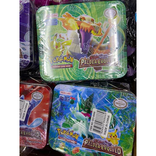 Pokémon coleçãonível cartão+ caixa com cadeado e alça(enviar caixa aleatório )