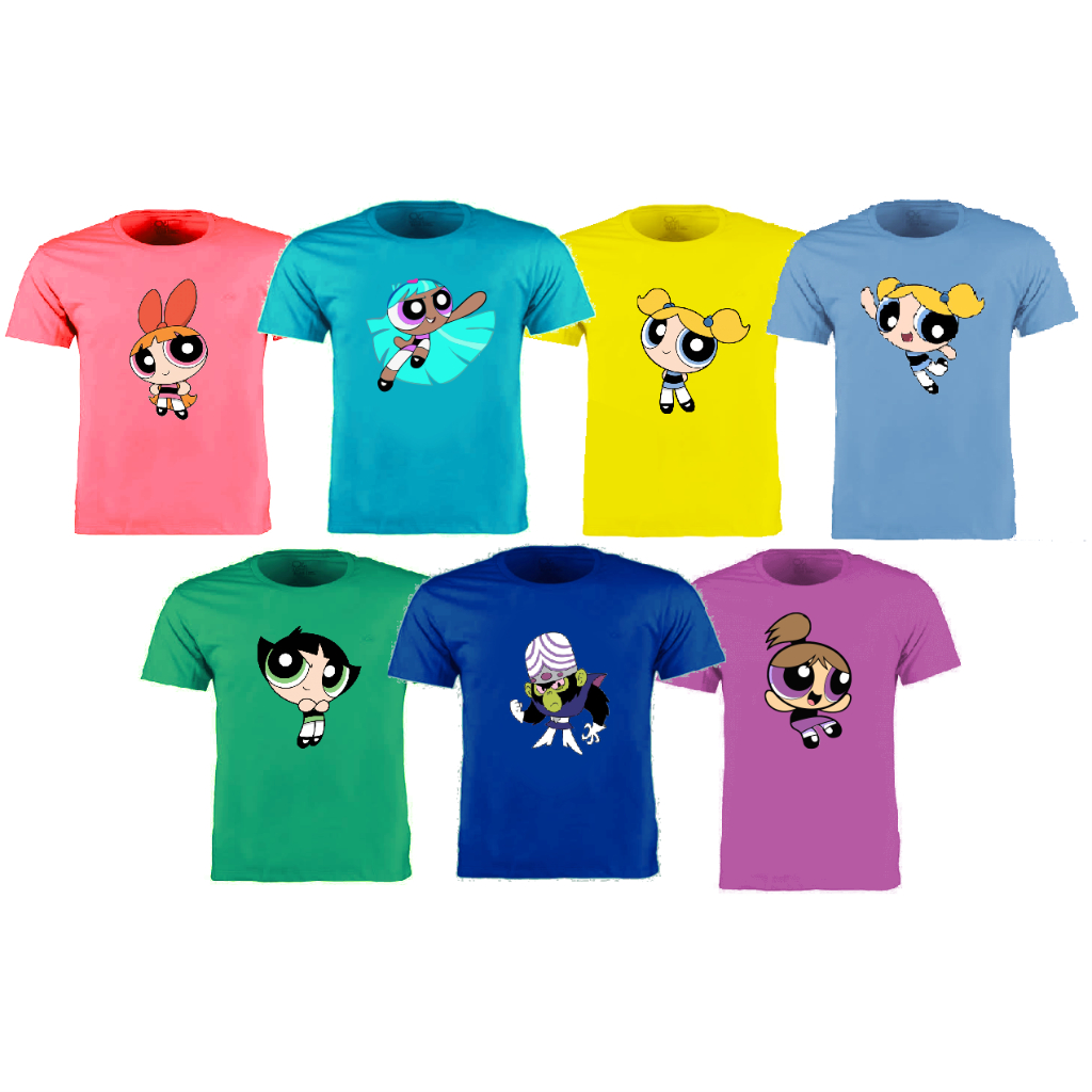 Camiseta Personalizada As Meninas Super Poderosas | Shopee Brasil