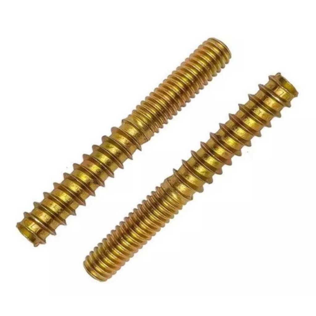 Parafuso Prisioneiro 5/16x45 20RS/25RM ZB- 500PÇS
