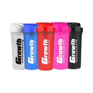 Coqueteleira Shaker Para Academia Exercícios Treinos Garrafa Squeeze 600ml - Growth Supplements