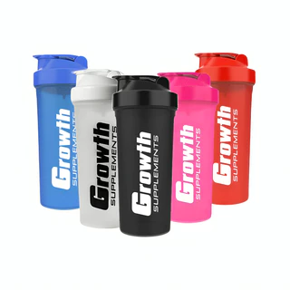 Coqueteleira Shaker Whey Agua Treinos Academia Exercícios Garrafa Squeeze 600ml Growth Supplements