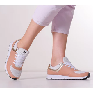Tênis Feminino New Lui 574 Casual Branco Tamanho Especial Promoção