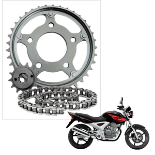 KIT RELAÇÃO TWISTER CBX 250 2001 A 2008 TRANSMISSÃO HONDA