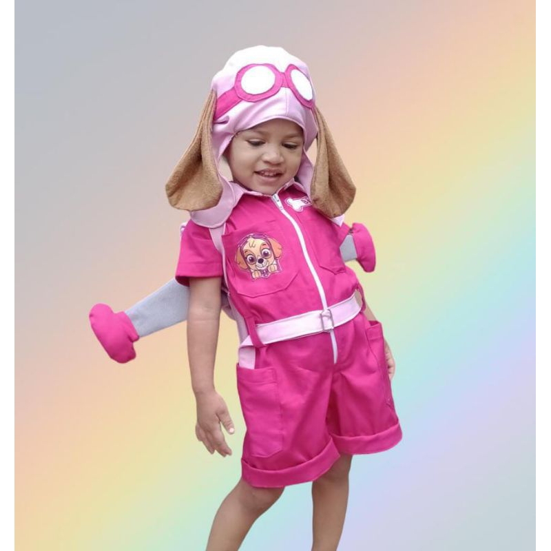 roupa Skye/ patrulha canina infantil. | Shopee Brasil