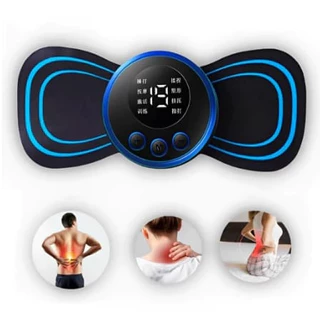 Mini Massageador Portátil Recarregável Dor Pescoço Coluna Pernas alívio da dor ferramenta ombro perna massagem corporal relaxar almofada