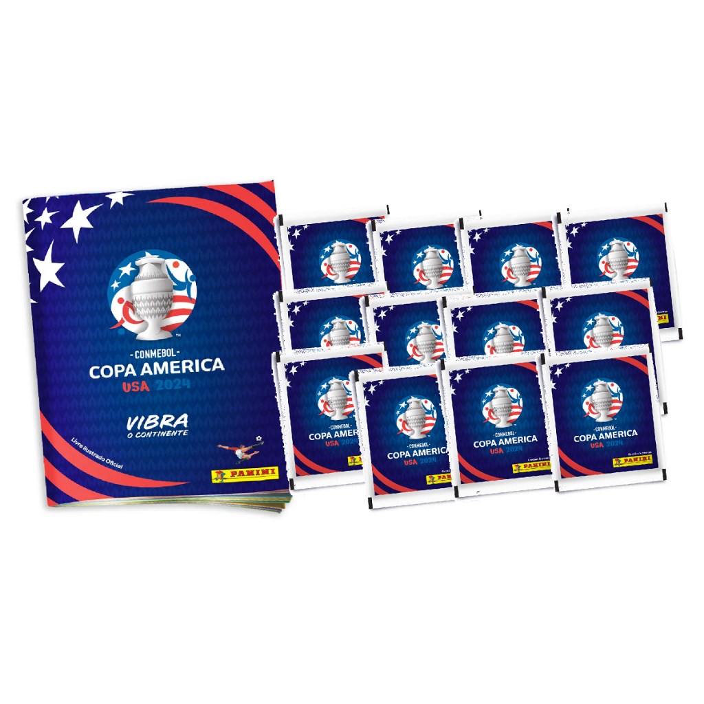 Lbum Da Copa Am Rica Com Envelopes De Figurinhas Escolha O Kit Shopee Brasil