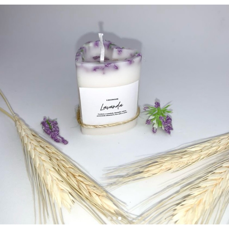 Vela bem estar com aroma de Lavanda 60gr - cera de soja