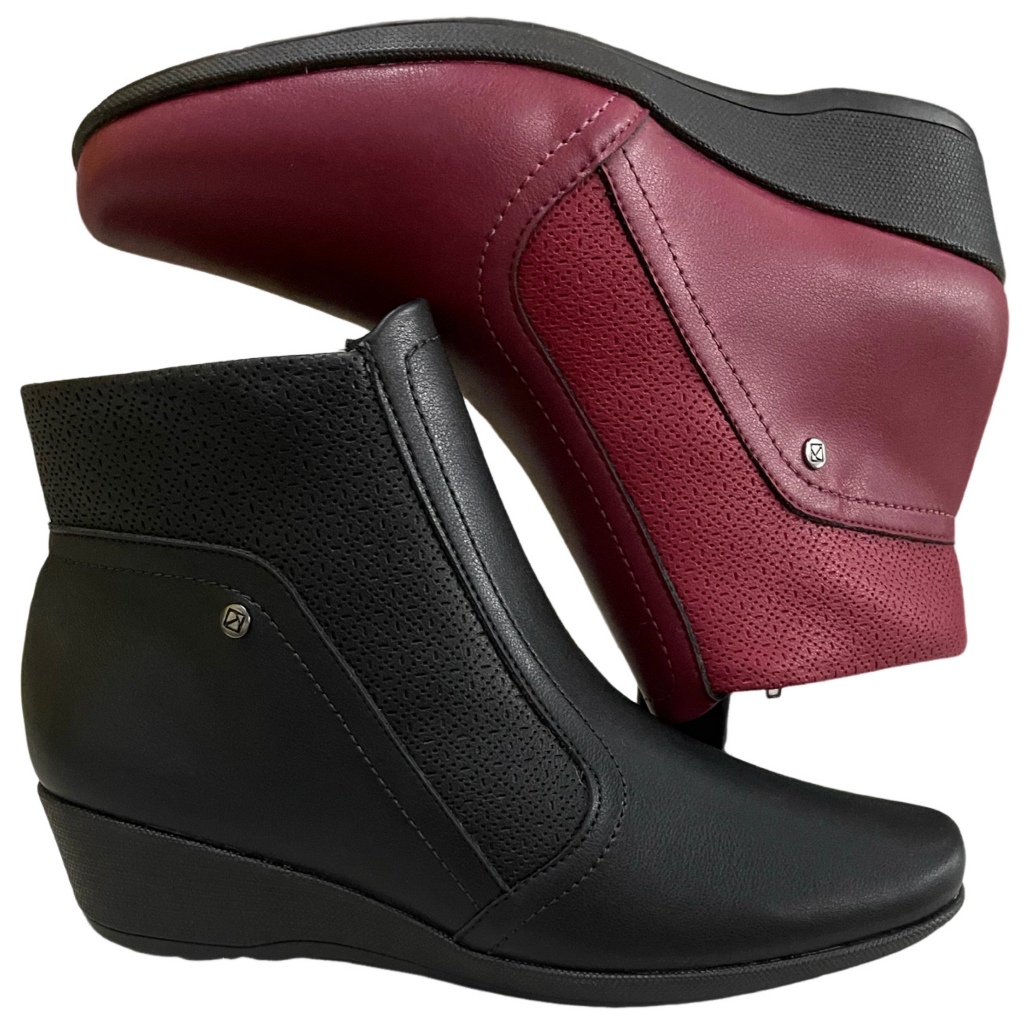 Bota Piccadilly Feminina Cano curto 33 Ao 42 Anabela 143200